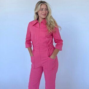 Amanda hot pink jumpsuit